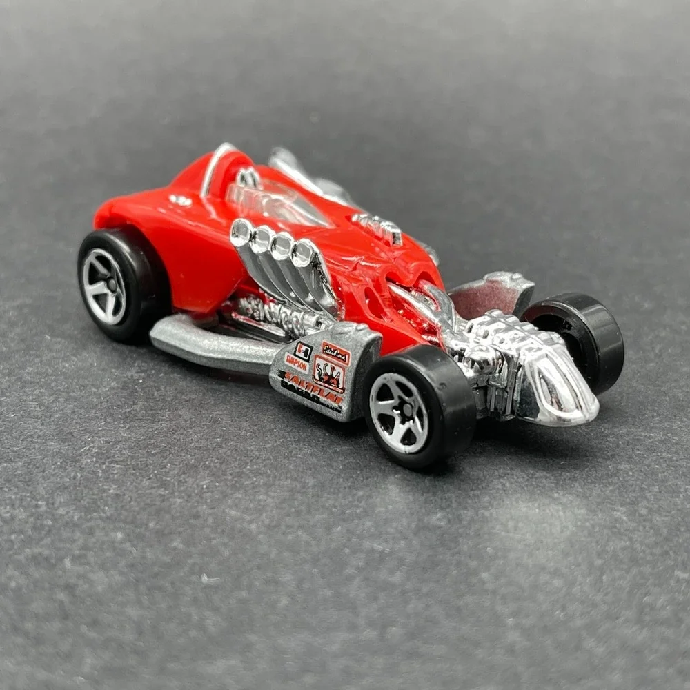 Hot Wheels Salt Flat Racer Car Vehicle Red Diecast 1/64 Scale Red‎ with Chrome